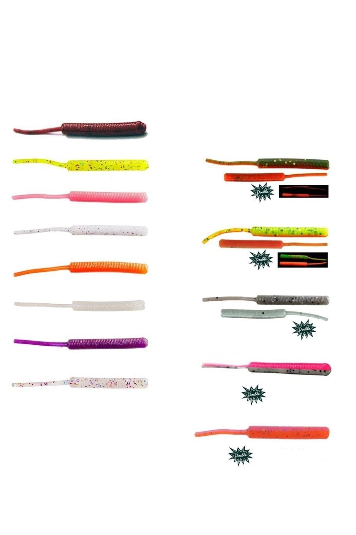 Baby Worm 5,2cm Floating LRF Silikonu Pink Orange