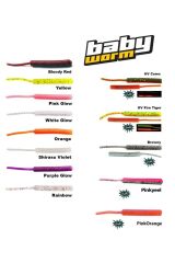 Baby Worm 5,2cm Floating LRF Silikonu UV Fire Tiger