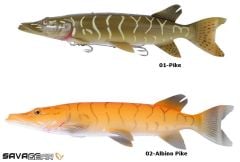 Sg 3D Line Thru Pike 20 cm 66 gr Suni Yem 02-Albino Pike