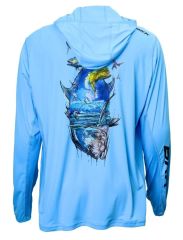 BKK Long Sleeve Casual Shirt Light Blue M