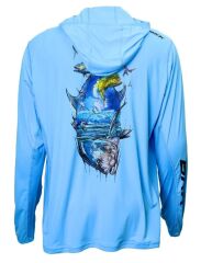 BKK Long Sleeve Casual Shirt Light Blue L