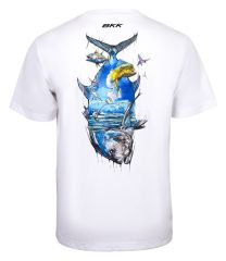 BKK Short Sleeve Casual Shirt White Tişört XL