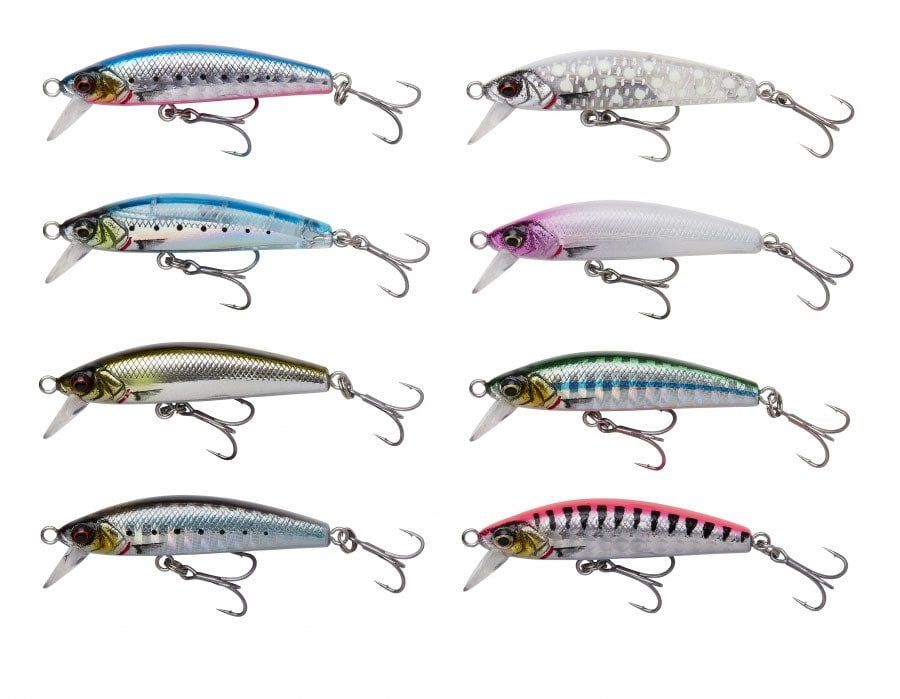 Savage Gear Gravity Minnow 5 cm 8 gr Suni Yem Crystal White Glow