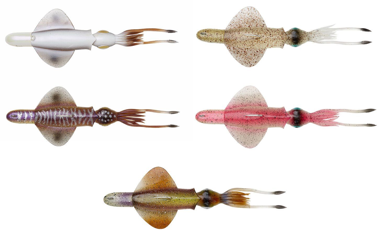 Savage Gear Swim Squid RTF 25cm 160gr White Glow Cuttlefish