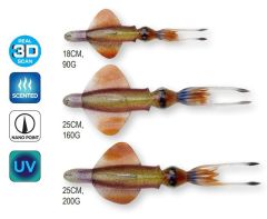 Savage Gear Swim Squid RTF 25cm 160gr White Glow Cuttlefish