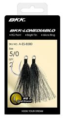 BKK Lone Diablo BT- Black Bucktail İğne 3/0