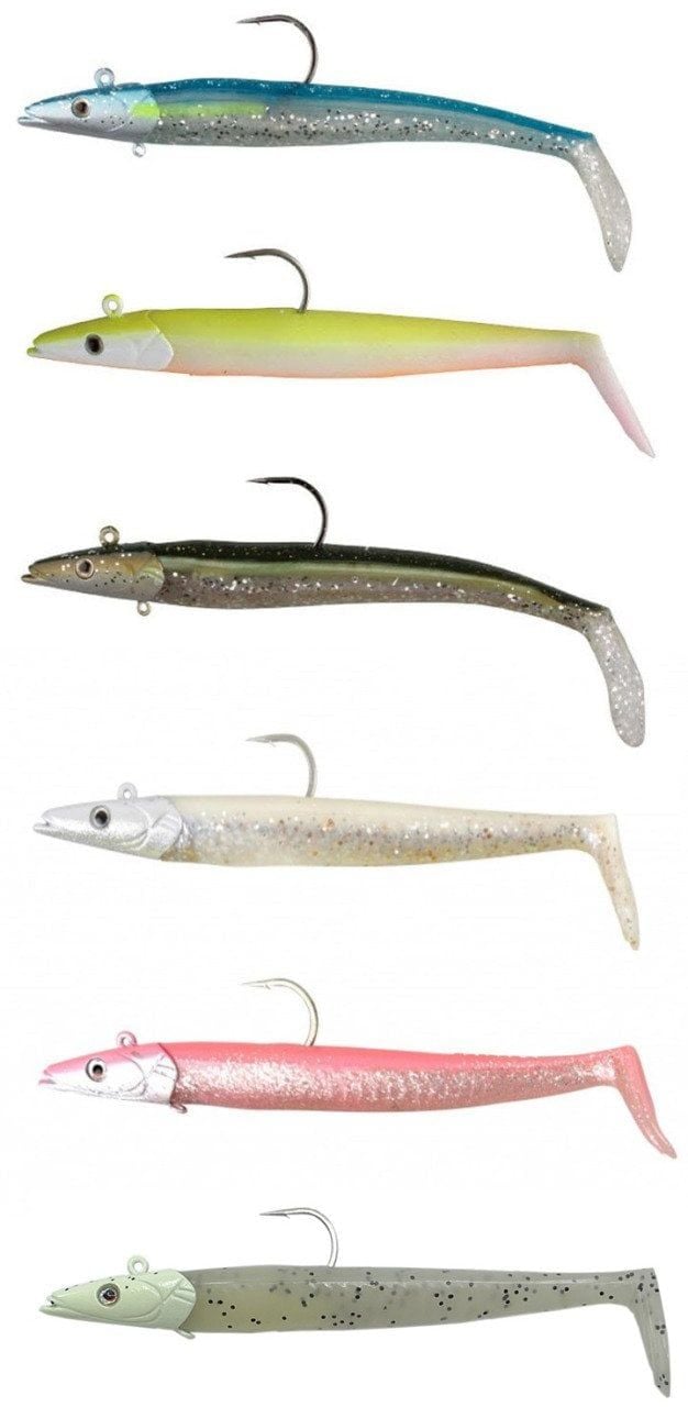 Savage gear Sandeel 16 cm 42 gr 2+1 Adet Real Pearl
