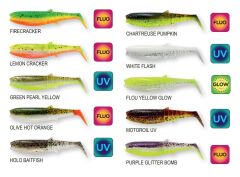 Savage Gear Cannibal Shad 6.8cm 3gr Olive Hot Orange
