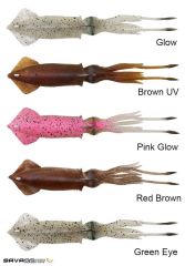 Savage gear 3D TPE Swim Squid 95mm 10g 2 Adet Suni Yem Green Eye