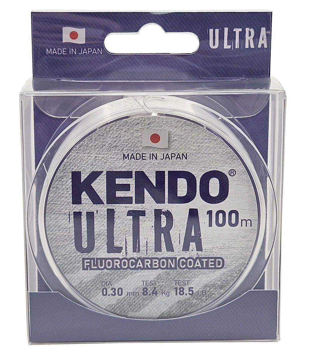 Kendo Ultra Fluorocarbon Coated 100m White Misina 0.18mm