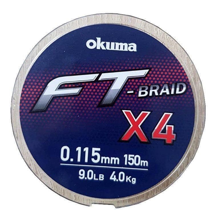 Okuma Ft-*4 Braided Line 150 mt Grey Örgü İp 0,115mm