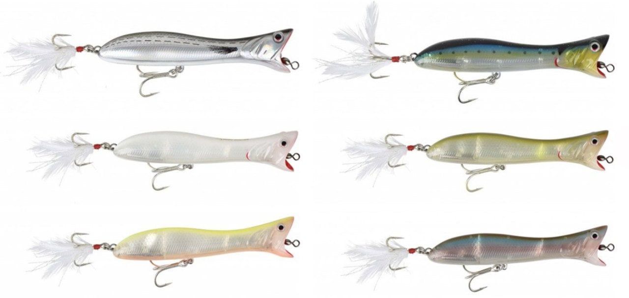 Savage gear Panıc Popper 10.5 cm 22 gr Suni Yem 01-Dirty Silver Mullet