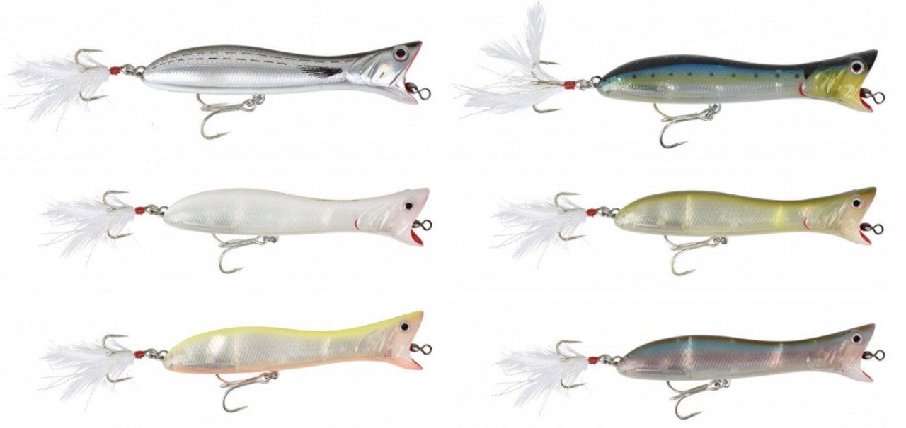Savage gear Panıc Popper 10.5 cm 22 gr Suni Yem 03-White Flash
