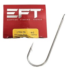 EFT Hook 1799 Beyaz Düz İğne 100 Adet 1