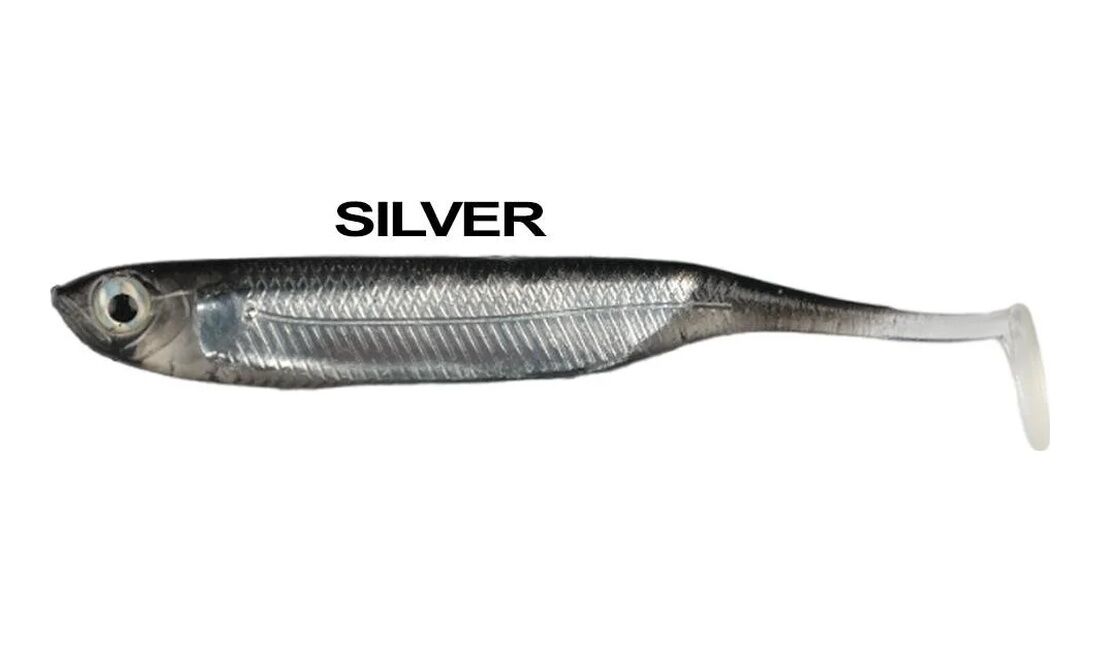 Ryuji Real Fish 5 Adet 8cm Silikon Yem Silver