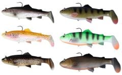 Savage gear 3D Trout Rattle Shad 12.5 cm 35 gr Suni Yem 02-Golden Albino Rainbow