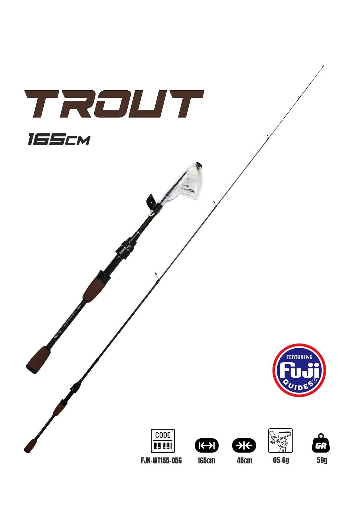 Trout 165cm 05-6gr Teleskopik Alabalık Kamışı