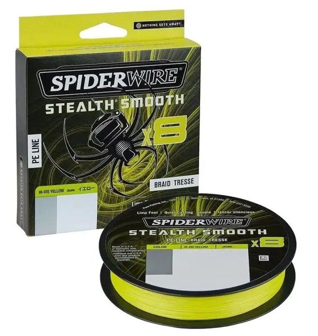 SpiderWire Stealth Smooth x8 Pe Braid 300m Hi-Vis Yellow Örgü İp 0.19mm