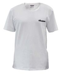 Okuma White Motif Cotton Short Sleeve Shirt XXL