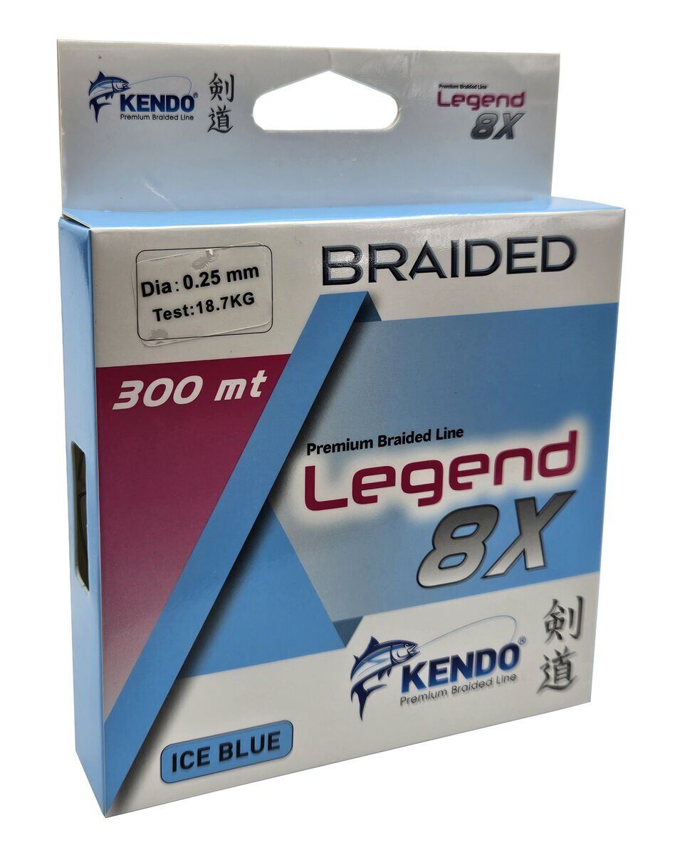 Kendo Legend X8 300M Ice Blue Örgü İp 0,25 mm