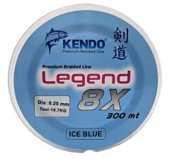 Kendo Legend X8 300M Ice Blue Örgü İp 0,25 mm