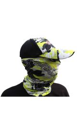 Fisherman Style Camo Green SET Cap+Eldiven+Kolluk+Buff