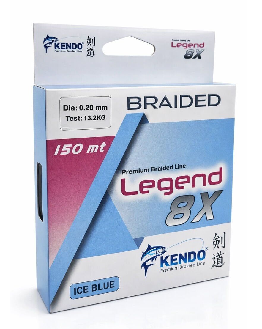 Kendo Legend X8 150M Ice Blue Örgü İp 0,08 mm