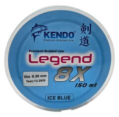 Kendo Legend X8 150M Ice Blue Örgü İp 0,12 mm