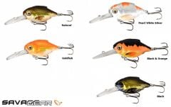 Savage gear 3D Crucian Crank 4,6 cm 7 gr SF SR Suni Yem Black & Orange
