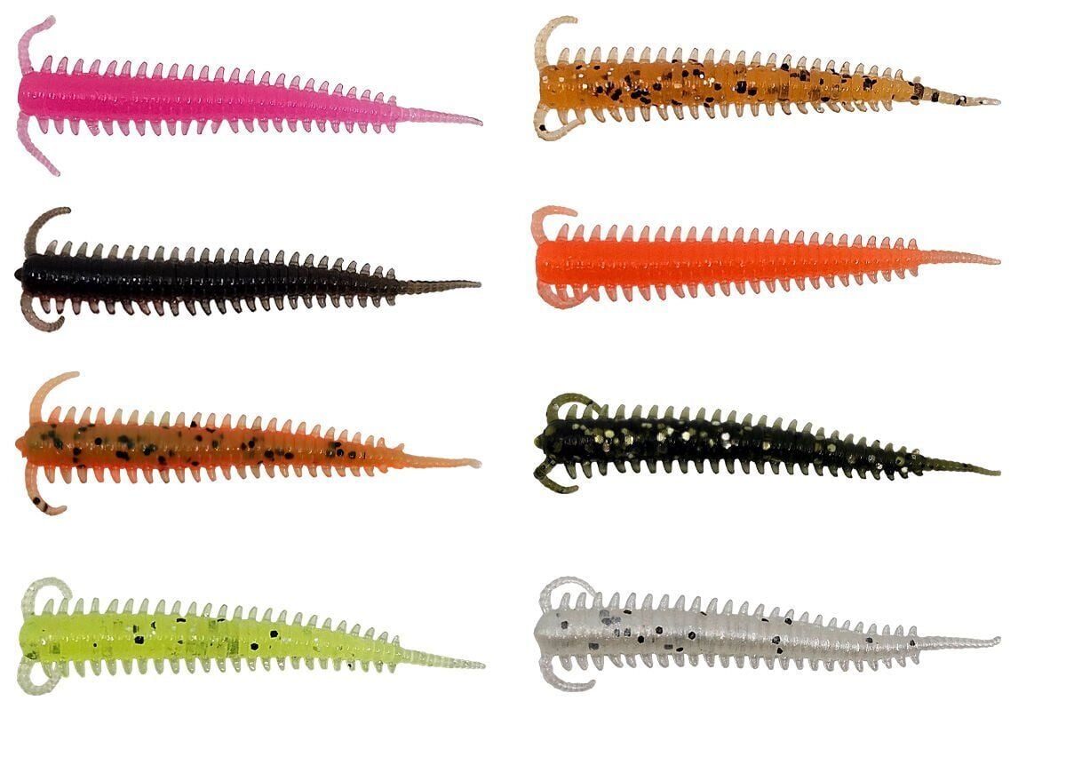 Kendo Silicones Worm 5cm 10 Adet UV Fire Tiger