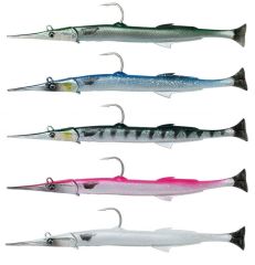 Savage gear Needlefish Pulsetail 2+1 30 cm 105g Suni Yem Green Silver
