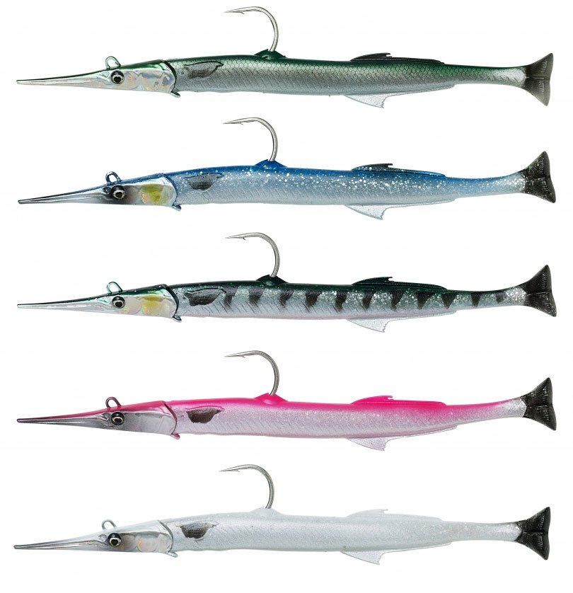 Savage gear Needlefish Pulsetail 2+1 30 cm 105g Suni Yem Pink Silver