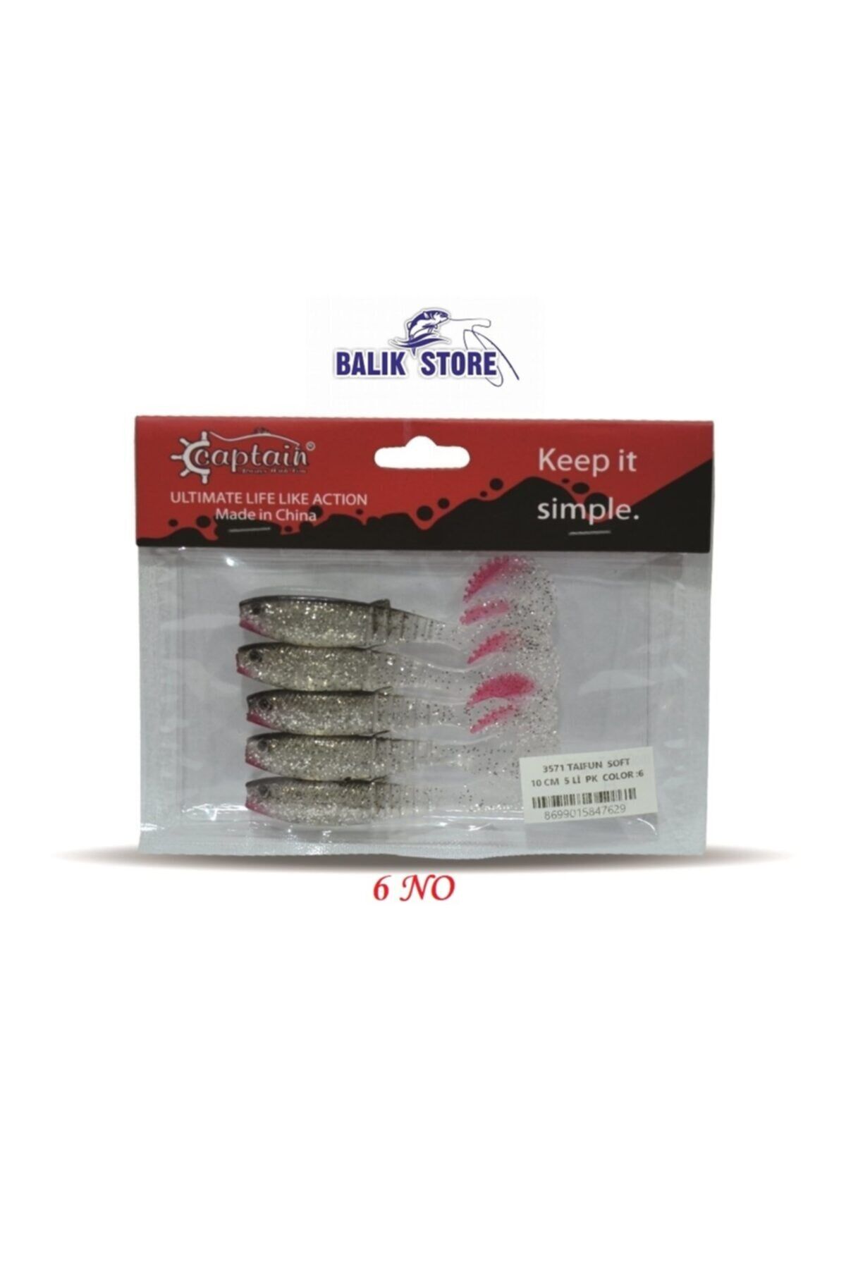 3571 Taifun Soft 10 Cm 5 Li Paket Silikon Yem 06