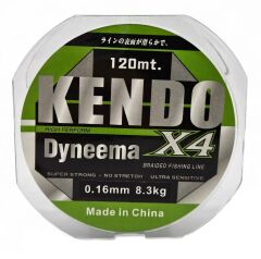 Kendo Dynema 4 Örgü 120Mt (Green) 0,06 mm