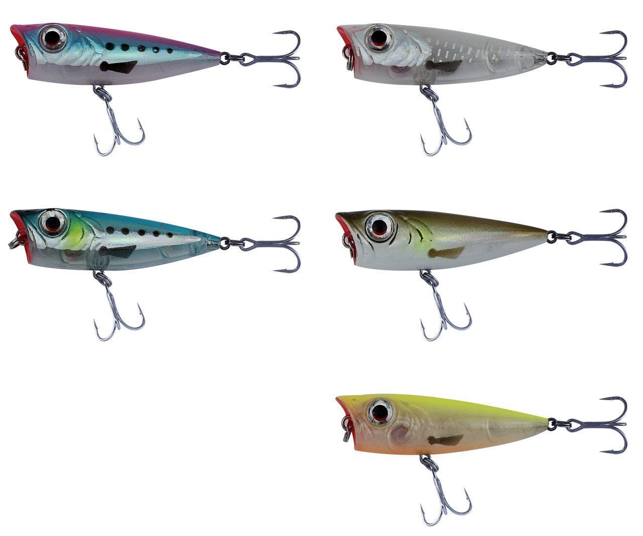 Savage gear 3D Minnow Pop Walker43 4,3cm 3g Suni Yem 03-White Flash