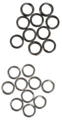 Savage gear Stainless Splitring Mix Forged SS 20 Adet 10,5 MM