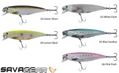 Savage gear 3D Twitch Minnow 8cm 10g Suni Yem 04-Lemon Back