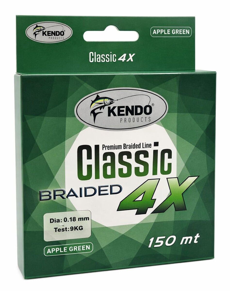 Kendo Classic 4X 150m Apple Green Örgü İp 0.08mm