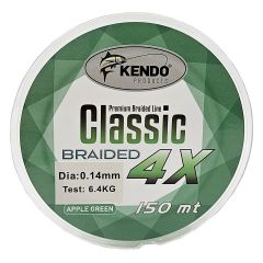 Kendo Classic 4X 150m Apple Green Örgü İp 0.12mm