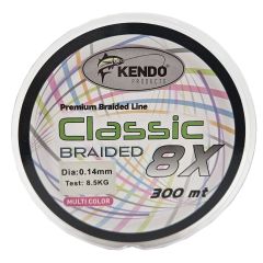 Kendo Classic 8X 300m Multicolor Örgü İp 0.16mm