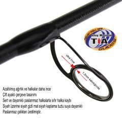 Captain 1368 Rubby 2 Parça Spin Kamış 5-25gr Atar