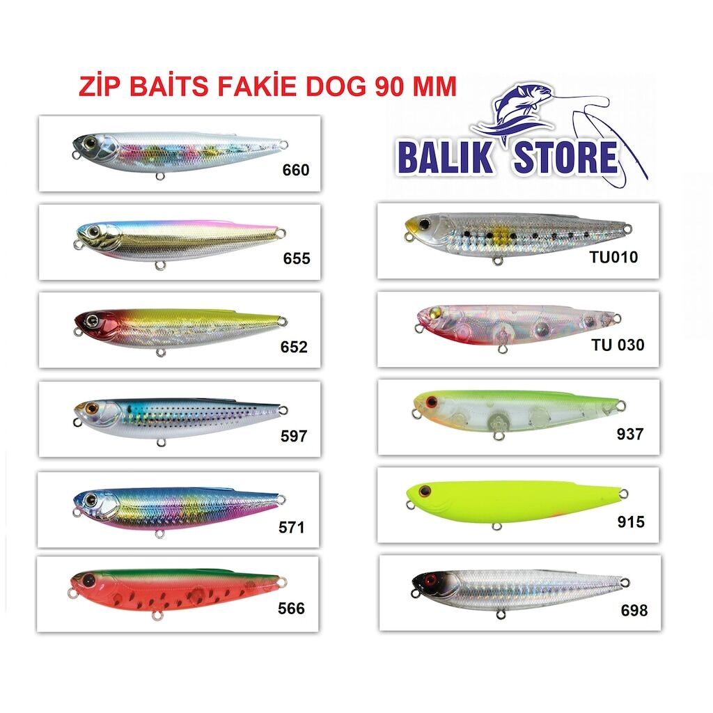 Zipbaits Fakıe Dog 90 Mm Sahte Yem (Renk Seçenekli)