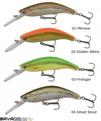 Savage gear 3D Minnow Diver 7,5cm 9g Suni Yem 03-Fire Tıger