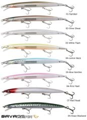 Savage gear Sandeel Jerk Minnow 175 25g Suni Yem 03-White Flash
