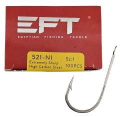 EFT 521 Kısa pala düz çelik  İğne 100 Adet 1