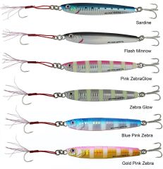 Savage gear 3D Slim Minnow 8gr 5,4 cm Jig Suni Yem Gold Pink Zebra