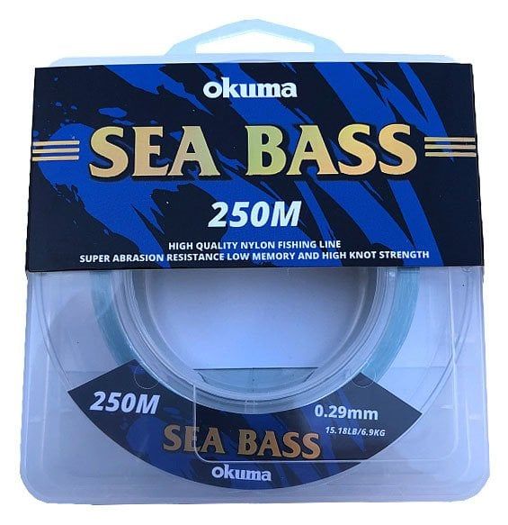 Okuma Sea Bass Nylon Moss Green Color 250 m 0,31mm