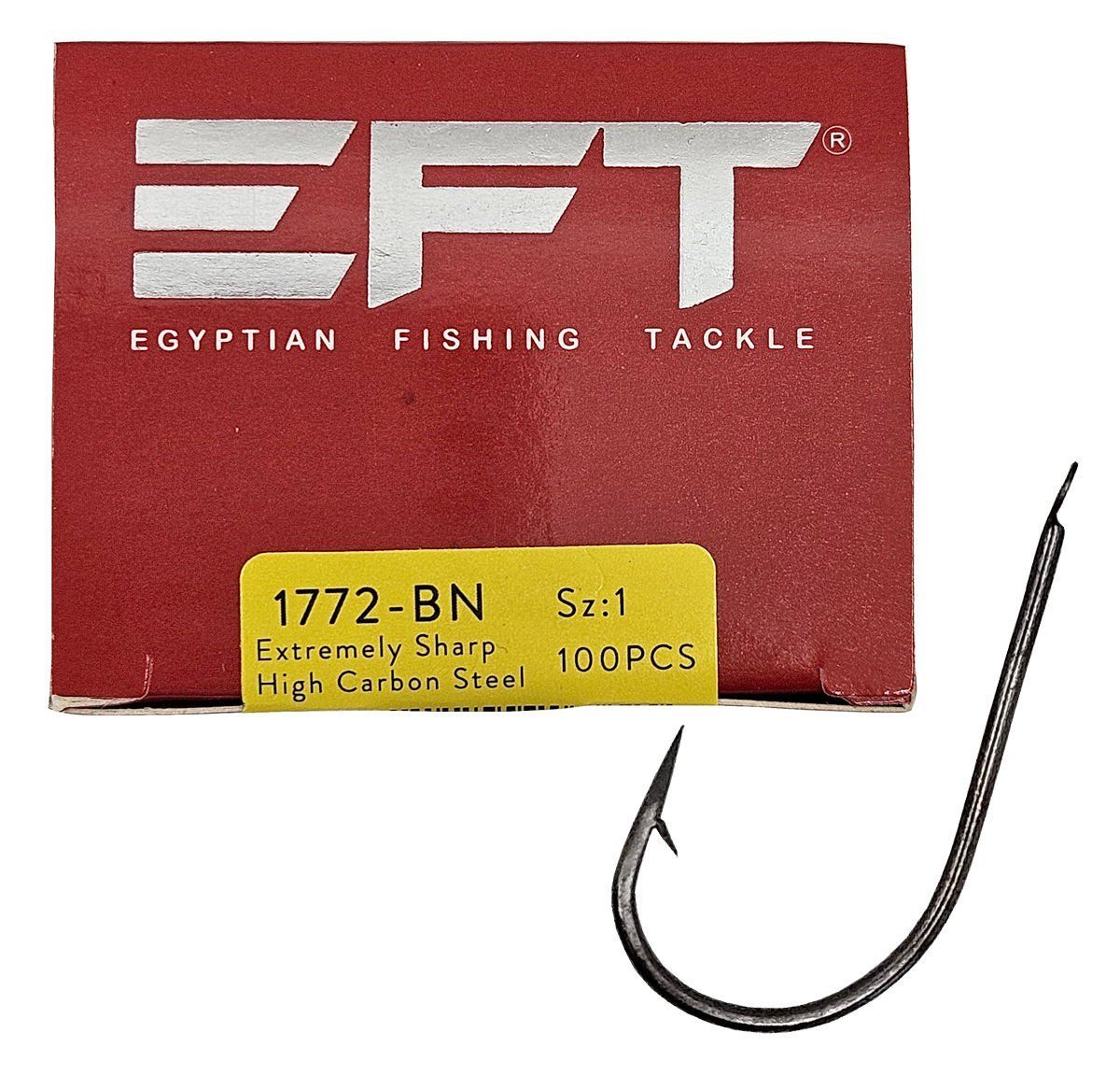 EFT 1772 Kısa Pala Black Nikel  İğne 100 Adet 1
