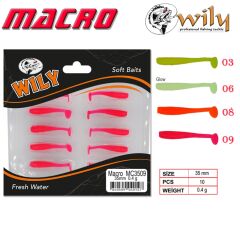 Wily Macro Lrf Silikon Yem 3.5 Cm 0.4 Gr (439392395)