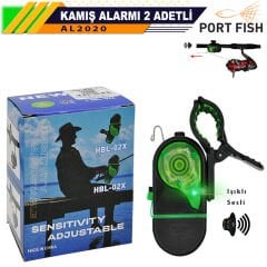 Kamış Alarmı Işıklı ve Sesli Uyarı 2 Adet